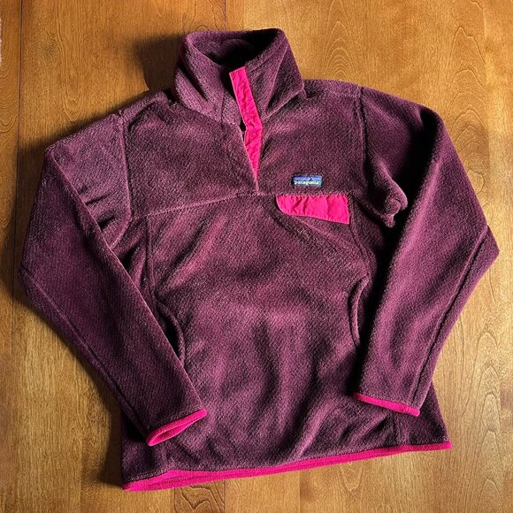 Patagonia Tops - Patagonia plum Re-Tool fleece S